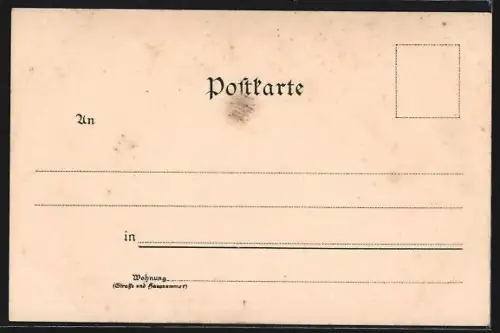 Künstler-AK Fritz Bergen: Besigheim, Ortspartie mit Blick zur Kirche