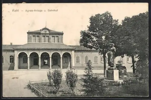 AK Kehl, Agnes-Anlage und Bahnhof