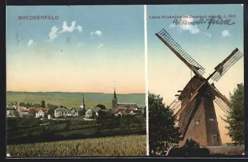 AK Breckerfeld, Letzte Windmühle i. Sauerland, Totale