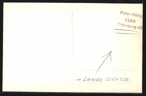 AK Oldenburg i. O., Lange Strasse mit Geschäften