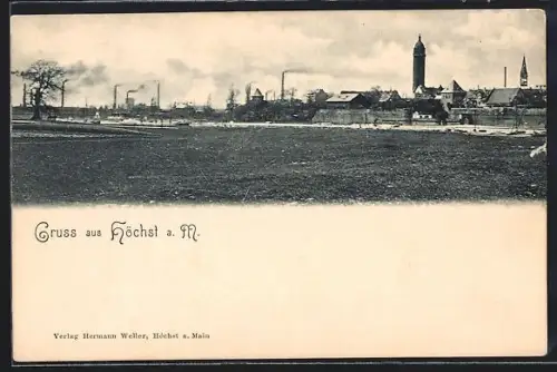 AK Höchst a. M., Ortspartie