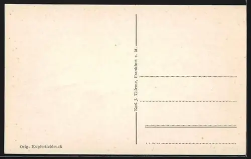 AK Krefeld, Blick in die Rheinstrasse mit Strassenbahn