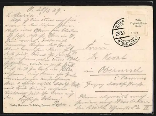 AK Oldenburg / O., Postamt