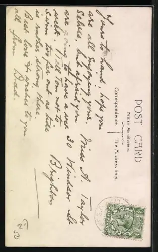 AK The Raider, Zeppelin in der Luft bei Nacht