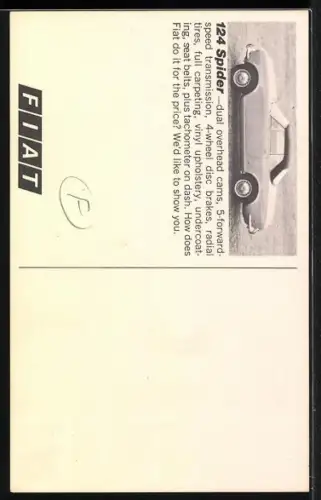 AK Auto Fiat 124 Spider