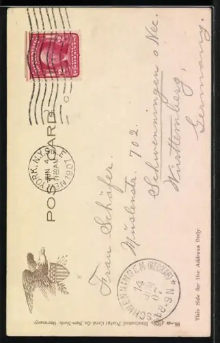 AK New York, NYC, Underground R. R. and Park Row, U-Bahn