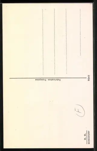 AK Fallschirmjäger nach Absprung aus Flugzeug