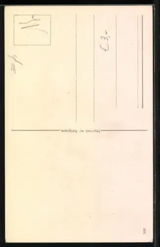 AK Motorradfahrer auf Motorrad mit Beiwagen in ländlicher Umgebung