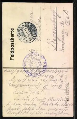 AK Zeppeline und Ballone im Flug, U-Boot U-9 auf Sehrohrtiefe