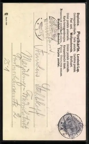 AK Autofahrer im Mantel mit Schirmmütze und Staubschutzbrille