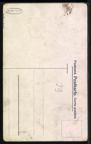 AK Motorradfahrer überfährt Frau mit Eierkorb