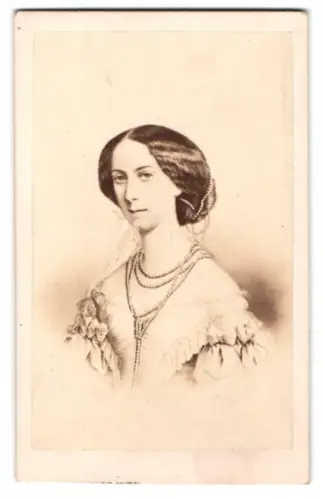 Fotografie Oscar Kramer, Wien, Zarin Maria Alexandrowna von Russland, nach einem Gemälde