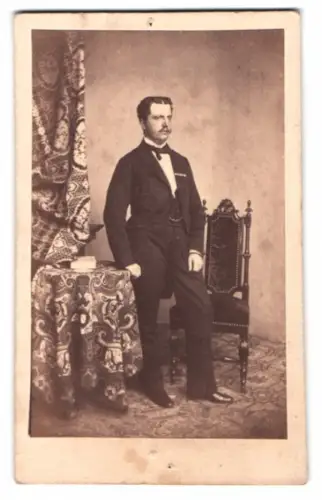 Fotografie H. Holz, München, Portrait Ferdinand IV. Salvator, Grossherzog der Toskana und Erzherzog von Österreich