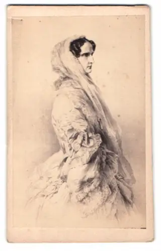 Fotografie Charlotte von Preussen, Kaiserin Alexandra Fjodorowna von Russland, Kaiserin Mutter