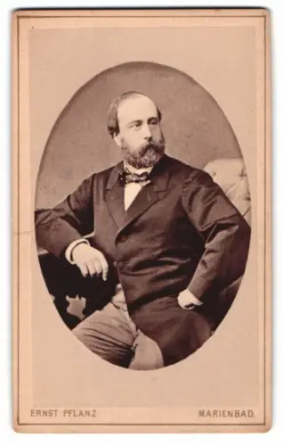 Fotografie Ernst Pflanz, Marienbad, Henri d`Artois, Heinrich V. König von Frankreich