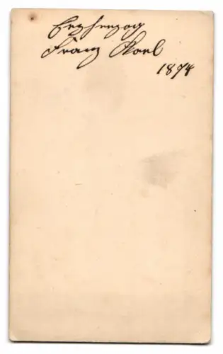 Fotografie Portrait Erzherzog Franz Karl von Österreich, Vater von Kaiser Franz Joseph I. von Österreich