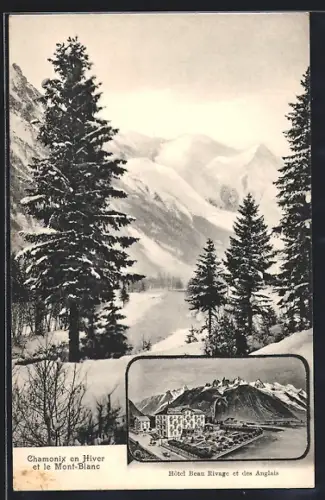 AK Chamonix, Hotel Beau Rivage et des Anglais, Chamonix et le Mont-Blanc