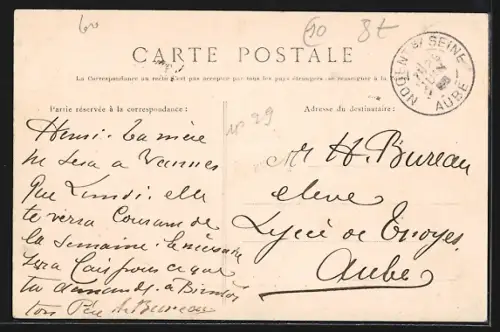 AK Nogent-sur-Seine /Aube, Arrivée des Ministres pour l`inauguration de l`Hôpital et du Musée, 21 Mai 1905