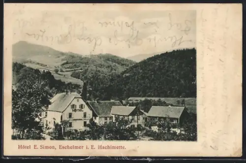 AK Eschelmer i. E., Hôtel E. Simon