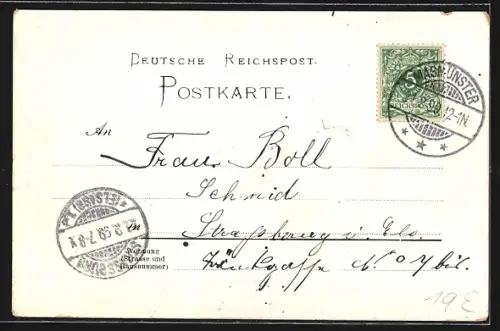 AK Masmünster, Gemeindehaus, Marktmünster und Hauptgasse