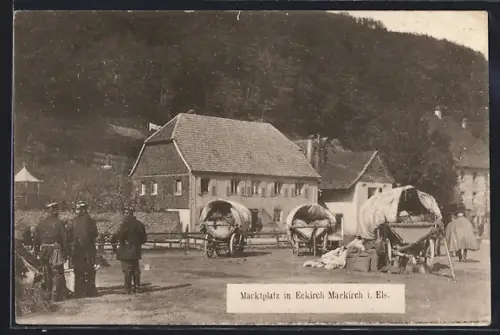 AK Eckirch /Markirch, Marktplatz