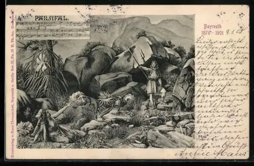 AK Bayreuth, Richard Wagners Oper Parsival 1901, Parsival verlässt Kundry