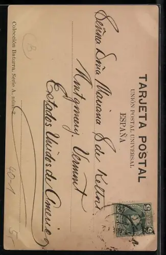 AK Mann mit Stock am Billetverkaufsschalter