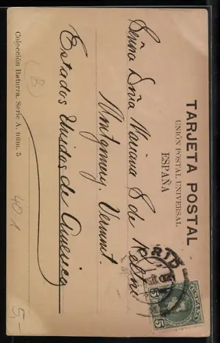 AK Zwei Männer mit Stöcken haben eine Meinungsverschiedenheit