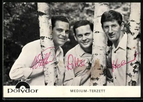 AK Musiker des Medium-Terzett, Autograph