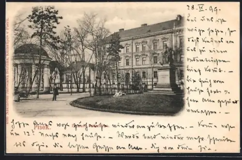 AK Pisek, Parkanlage im Ort