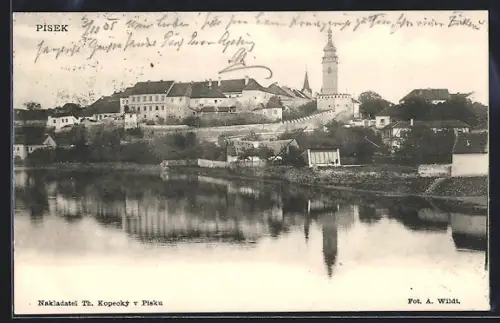 AK Pisek, Flusspartie im Ort