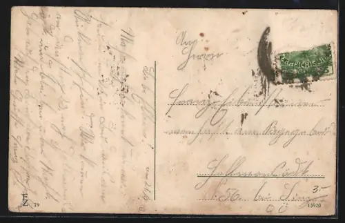 AK Budweis, Blick auf die Dächer