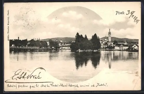 AK Pisek, Flusspartie im Ort