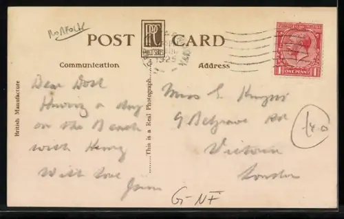 AK Gt. Yarmouth, Central Parade, Strassenbahn