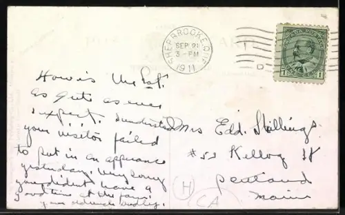 AK Sherbrooke /Que., Dufferin Street, Strassenbahn