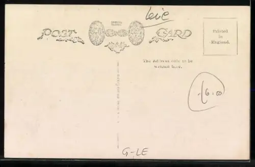 AK Leicester, Granby Street, Strassenbahn