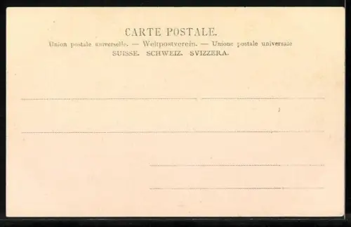 AK Schweiz, Banquet à Rolle 1791