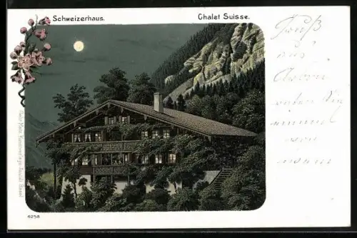 Lithographie Schweiz, Ein Schweizerhaus