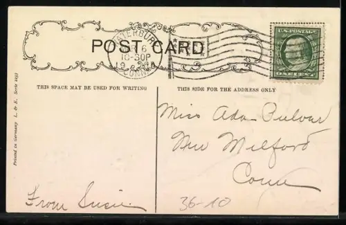 Präge-AK St. Patrick preached the sarmint, that drove the frogs into the bogs, Schutzpatron