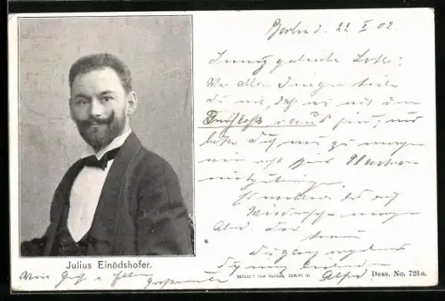 AK Portrait Musiker Julius Einödshofer