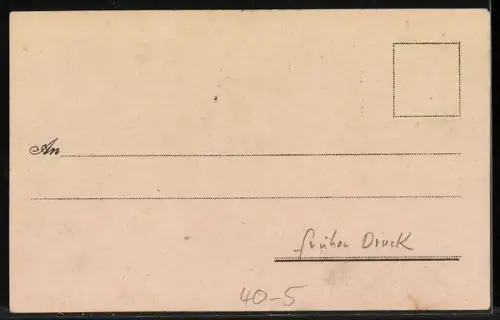 AK Älterer Mann mit Zylinder schaut zwei Damen hinterher, Erotik