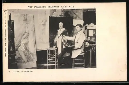 AK Peinteur M. Jules Lefebvre