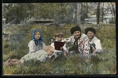 AK Ukrainische ruthenische Kinder