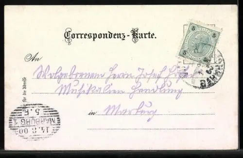 AK Villach, Panorama mit der Görlitzen