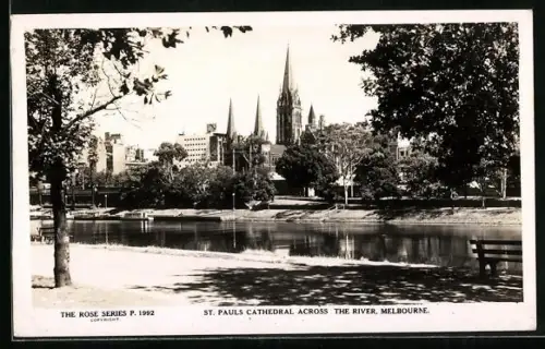 AK Melbourne, St. Pauls Cathedral across the River