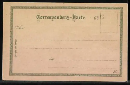 Lithographie Graz, Schlossberg, Anastasius Grün-Denkmal, Technische Hochschule, Universität