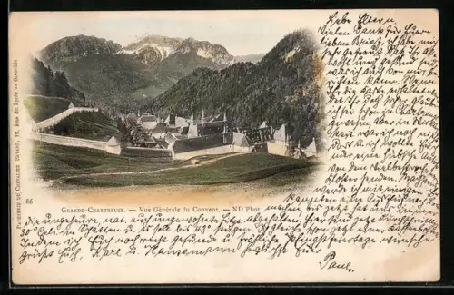 AK Saint-Pierre-de-Chartreuse, Grande-Chartreuse, Vue Generale du Couvent