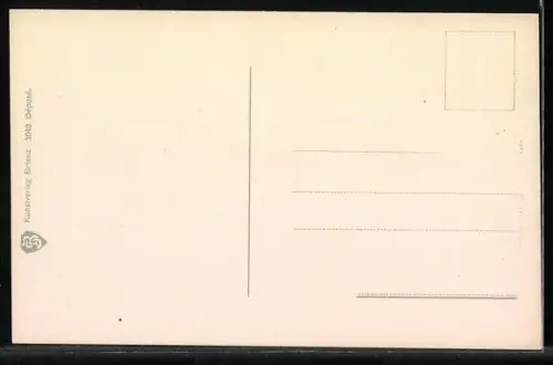 AK Interlaken, Englische u. Kath. Kirche mit Jungfrau