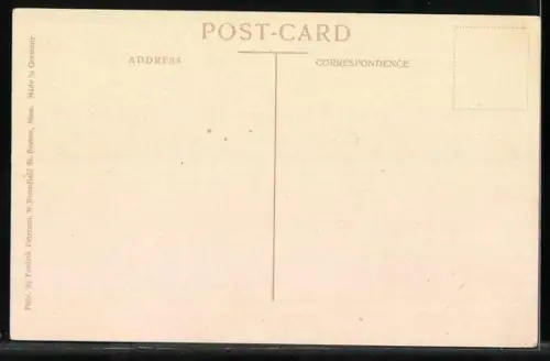 AK Gothenburg, Hafenansicht mit Strassenbahn