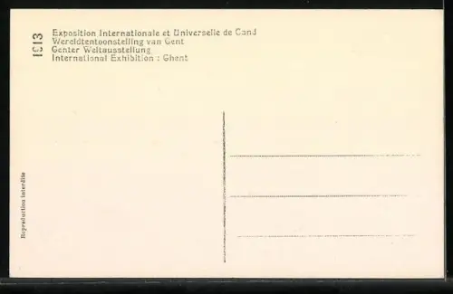 AK Gand, Exposition Internationale et Universelle 1913, Le Monument Ros Bayard